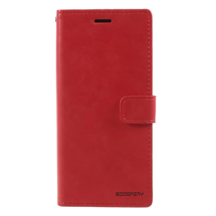 MERCURY GOOSPERY for Samsung Galaxy Note 8 SM-N950 Blue Moon Wallet Leather Phone Case - Red