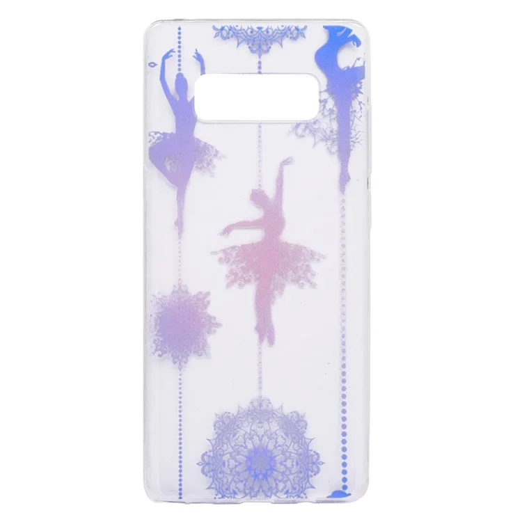 For Samsung Galaxy Note 8 SM-N950 Ultra Thin Pattern Printing TPU Phone Case - Dancing Scene