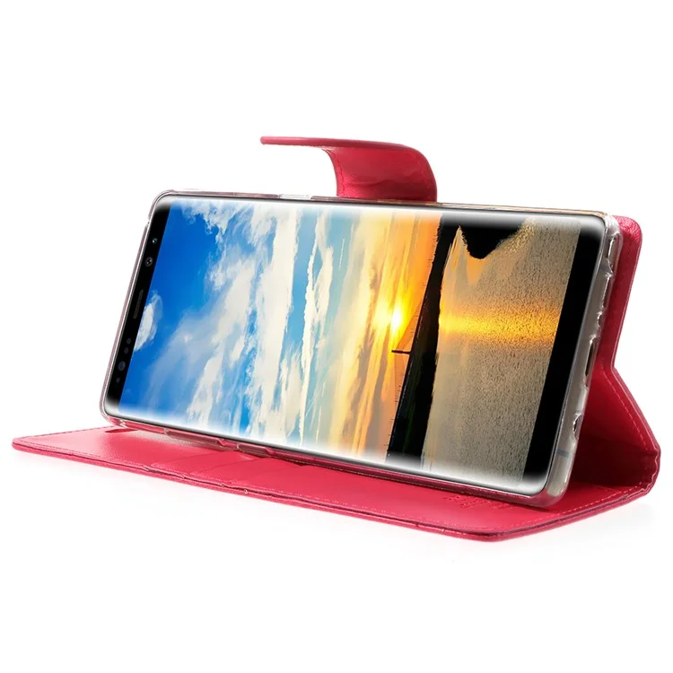 MERCURY GOOSPERY Bravo Diary Leather Case for Samsung Galaxy Note 8 N950 - Rose