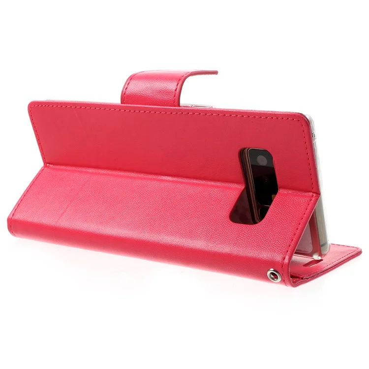 MERCURY GOOSPERY Bravo Diary Leather Case for Samsung Galaxy Note 8 N950 - Rose