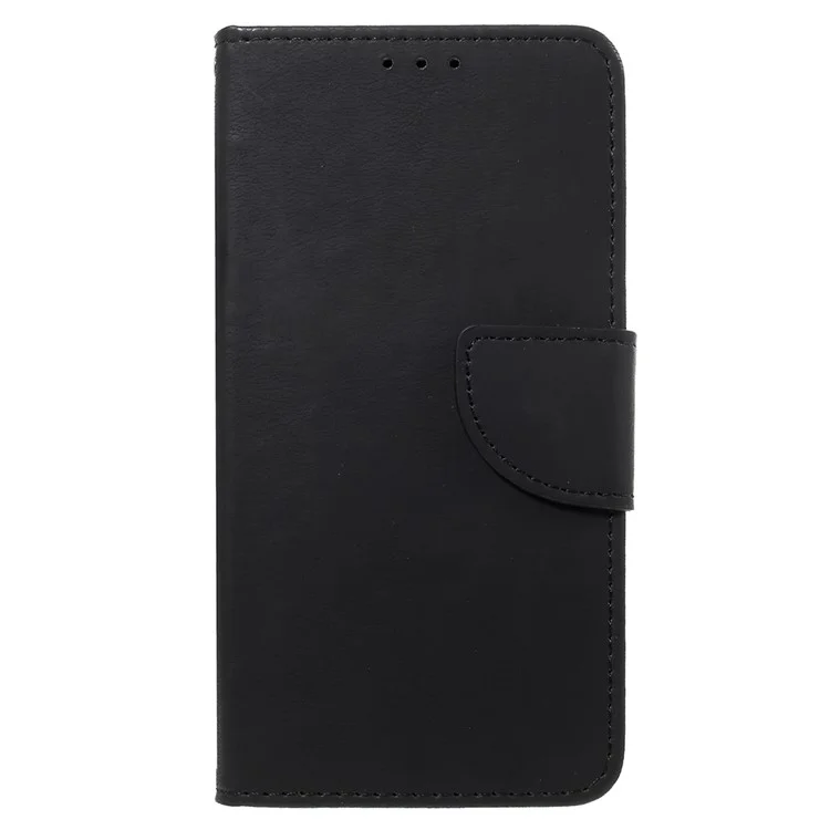 Cross Texture Leather Wallet Case for Samsung Galaxy J7 Pro (2017) / J7 (2017) EU Version - Black
