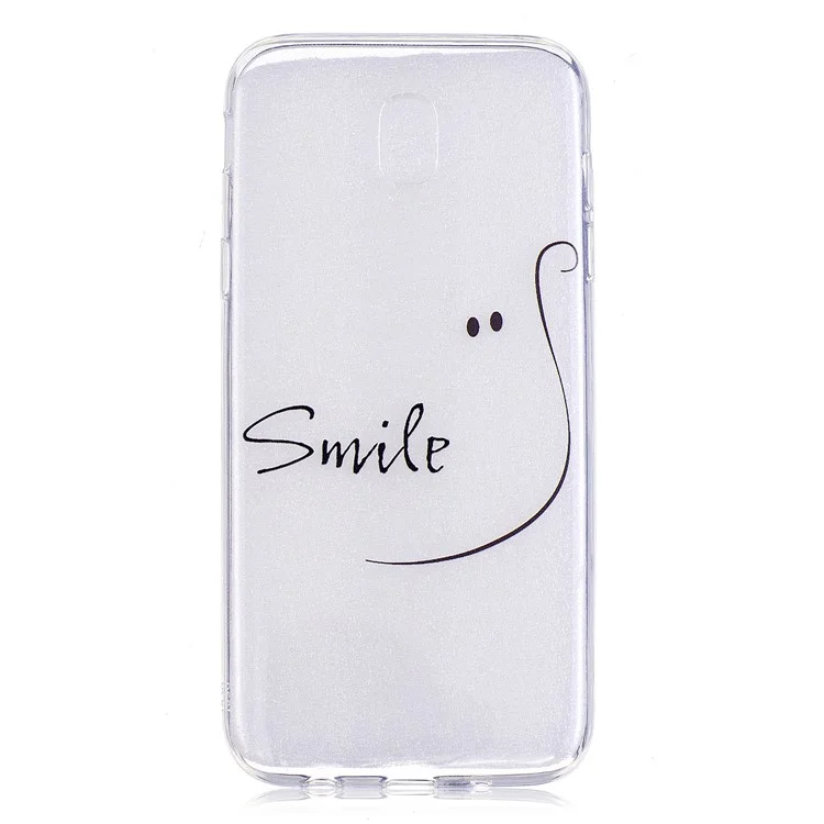 Patterned TPU Case for Samsung Galaxy J5 Pro (2017) / J5 (2017) EU Version - SMILE Pattern