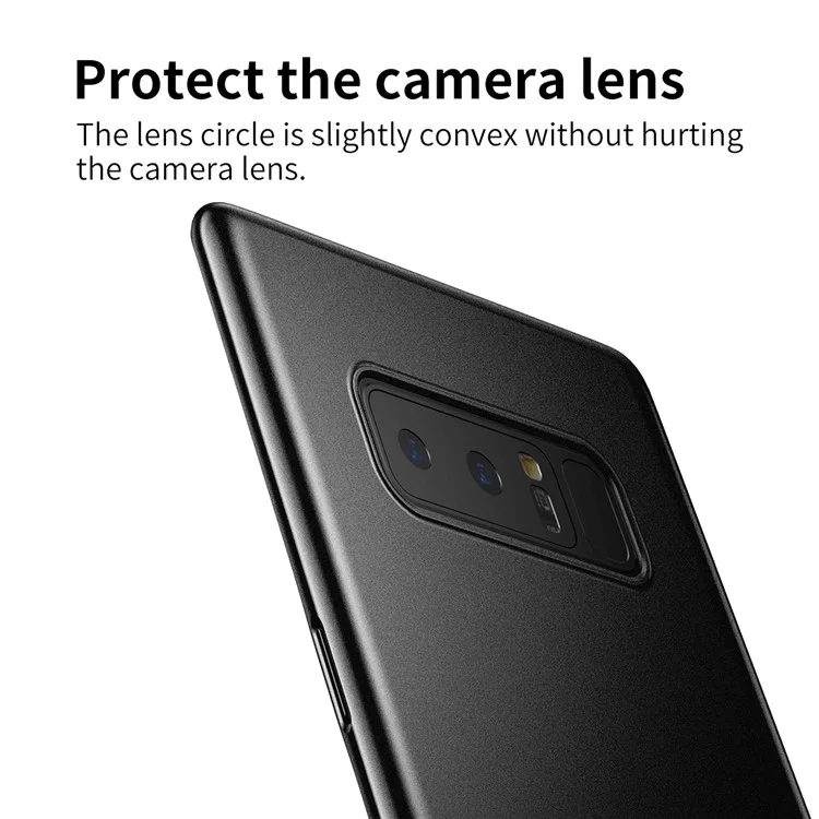 BASEUS Ultra Thin Matte PP Phone Case for Samsung Galaxy Note 8 SM-N950 - Black