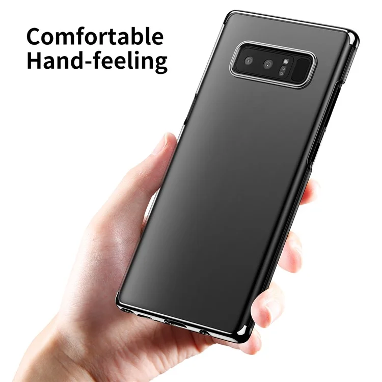 BASEUS Glitter Series Plated PC Hard Phone Case for Samsung Galaxy Note 8 N950 - Black