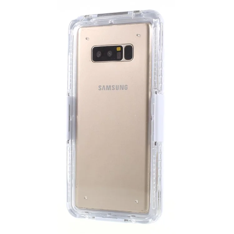 Snow-proof Dirt-proof IP68 Waterproof Case for Samsung Galaxy Note9 N960 / Note 8 SM-N950 - White