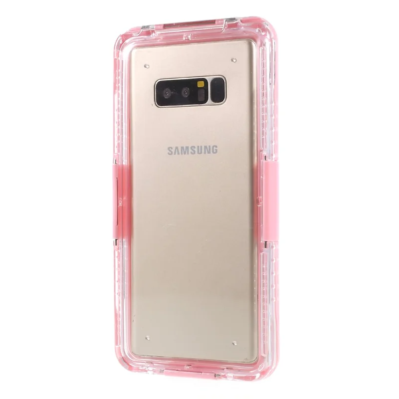 IP68 Waterproof Snow-proof Dirt-proof Cover for Samsung Galaxy Note9 N960 / Note 8 SM-N950 - Pink