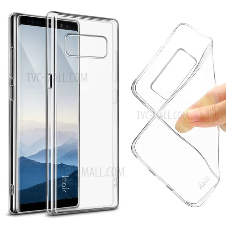 IMAK Stealth Clear Soft TPU Phone Cover for Samsung Galaxy Note 8 SM-N950 - Transparent