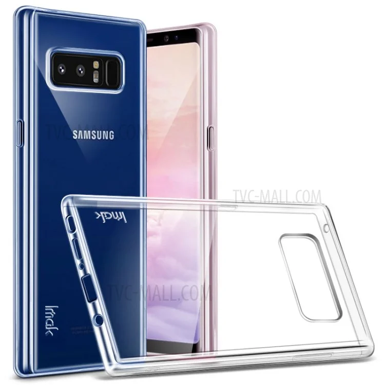 IMAK Stealth Clear Soft TPU Phone Cover for Samsung Galaxy Note 8 SM-N950 - Transparent