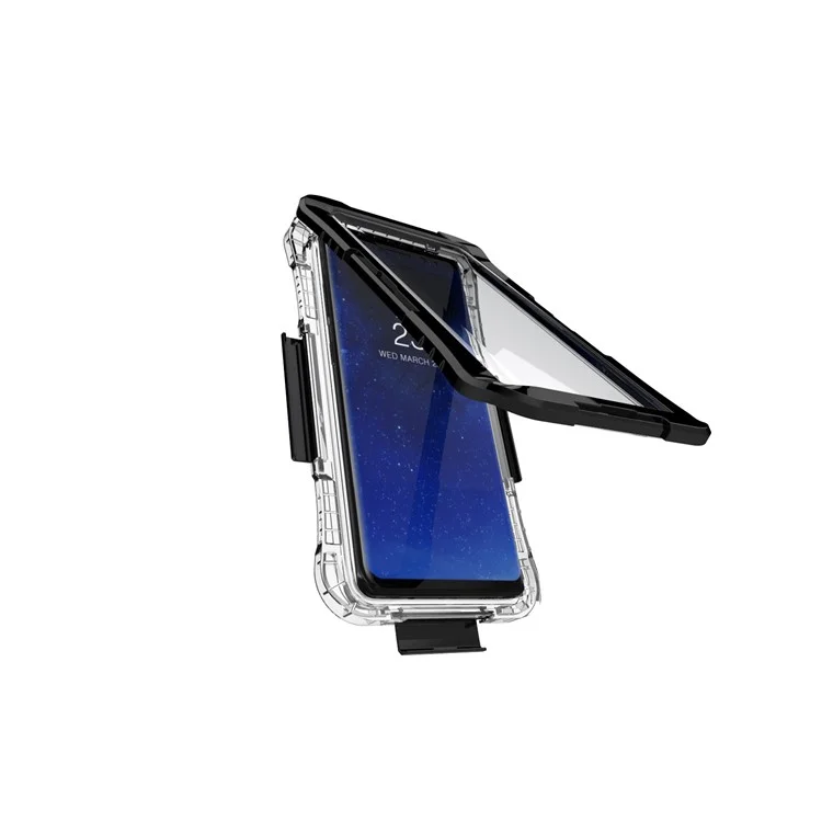 IP68 10M Underwater Waterproof Case Dirt/Dust/Snow Proof Case for Samsung Galaxy Note 8 SM-N950 - Black