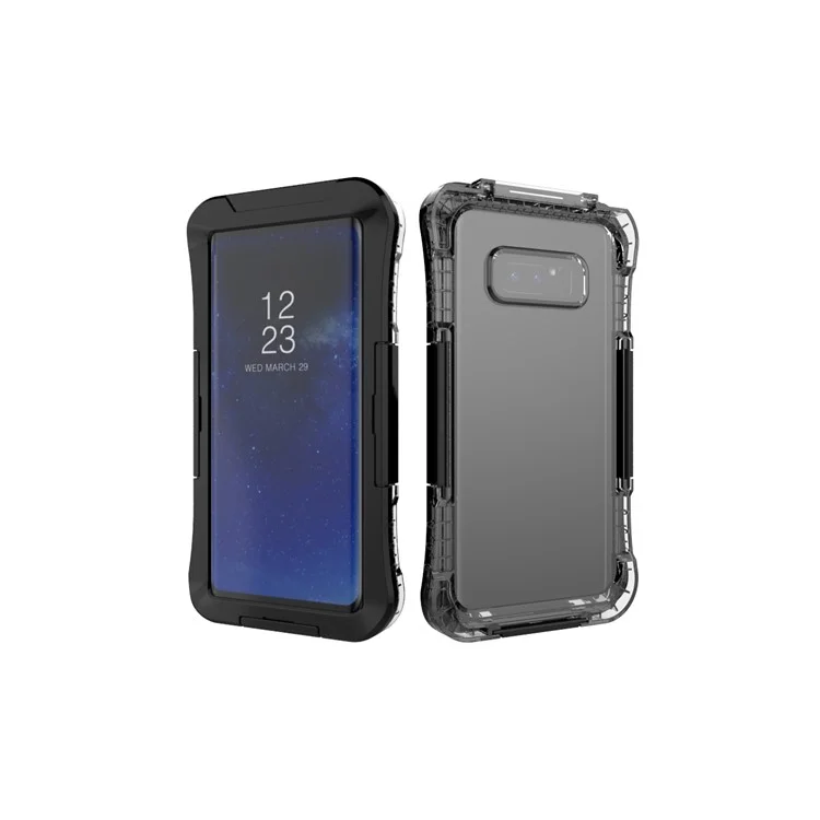 IP68 10M Underwater Waterproof Case Dirt/Dust/Snow Proof Case for Samsung Galaxy Note 8 SM-N950 - Black