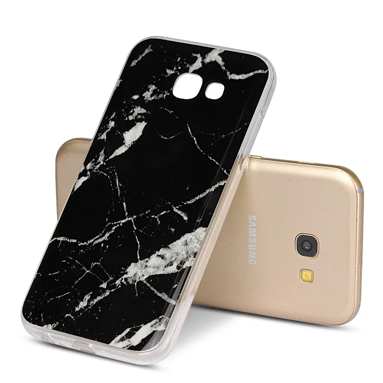 Mable Pattern IMD PC TPU Hybrid Case for Samsung Galaxy A3 (2017) - Black