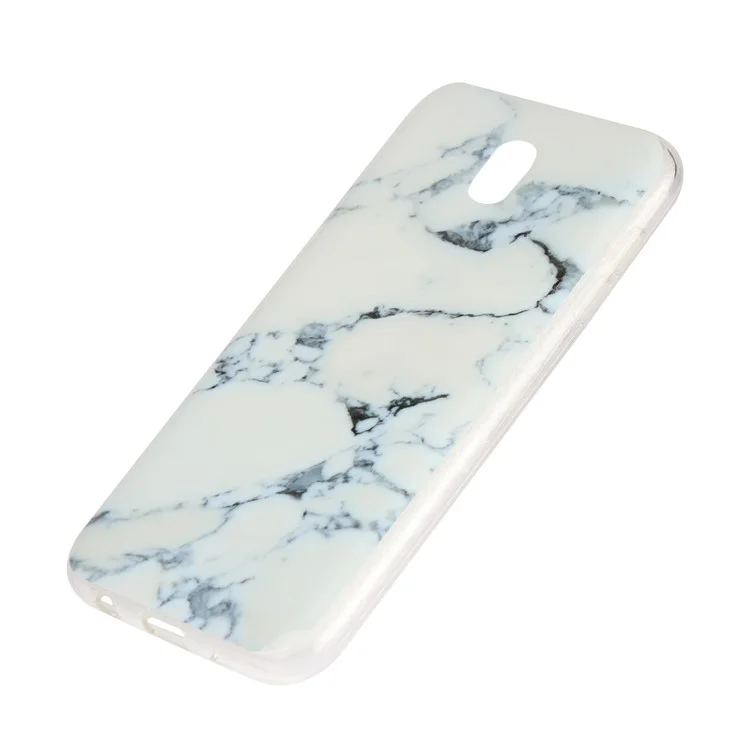 Marble Pattern TPU + PC Hybrid Phone Shell for Samsung Galaxy J5 Pro (2017) / J5 (2017) EU Version - White