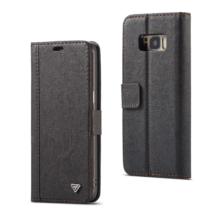 WF DIY Waterproof Paper TPU+PC Hybrid Mobile Phone Accessory Cover for Samsung Galaxy S8 G950 - Black