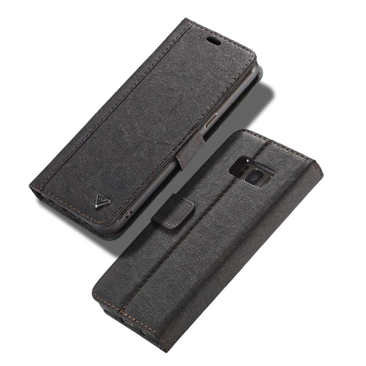 WF DIY Waterproof Paper TPU+PC Hybrid Mobile Phone Accessory Cover for Samsung Galaxy S8 G950 - Black