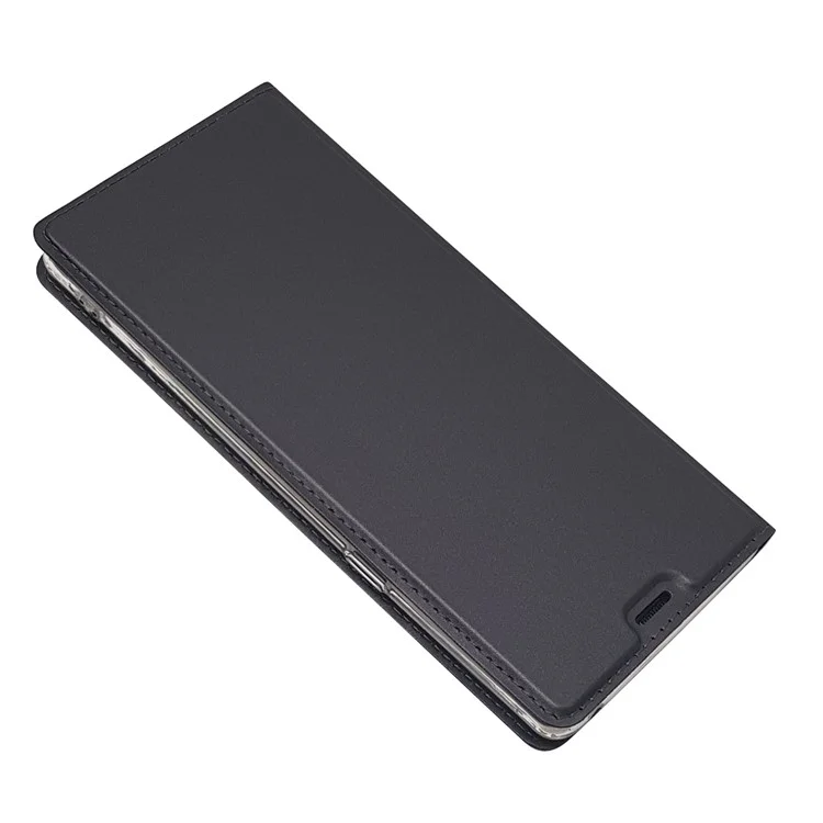 Magnetic Leather Card Holder Case for Samsung Galaxy Note 8 SM-N950 - Black