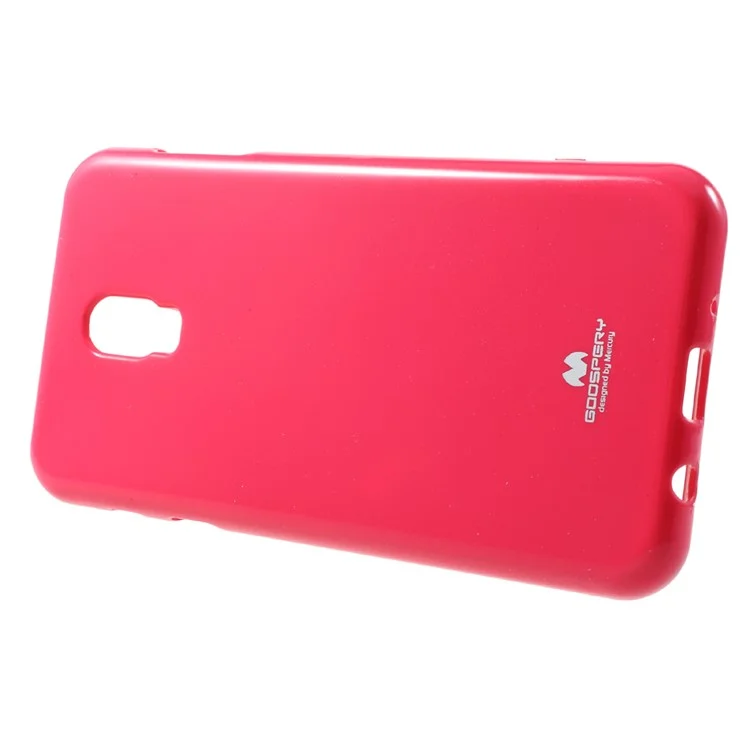 MERCURY GOOSPERY Flash Powder TPU Mobile Cover for Samsung Galaxy J7+ / C8 - Rose