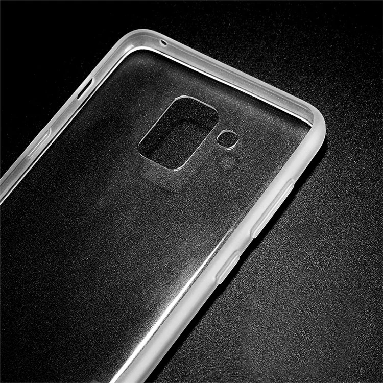 Case TPU Transparente Anti-slip Clear de X-level Para Samsung Galaxy A8 (2018) - Transparente