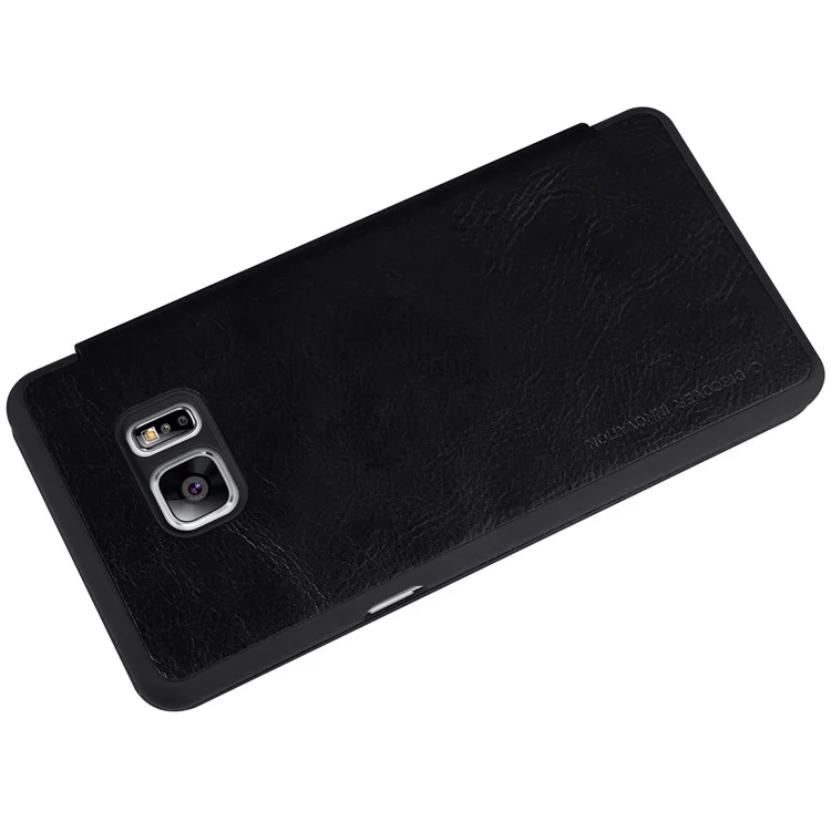 NILLKIN Qin Series for Samsung Galaxy Note FE/Fan Edition Leather Card Holder Case Cover - Black