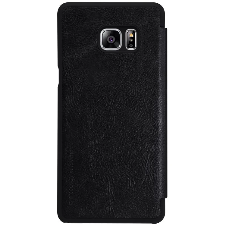 NILLKIN Qin Series for Samsung Galaxy Note FE/Fan Edition Leather Card Holder Case Cover - Black