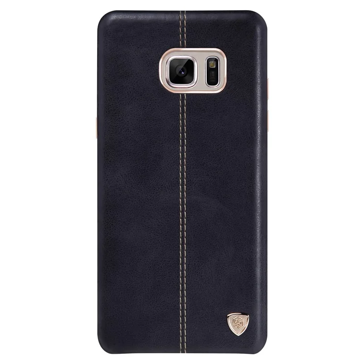 NILLKIN Englon Series Leather Coated Hard Plastic Case for Samsung Galaxy Note Fan Edition N935 - Black