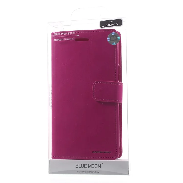 MERCURY GOOSPERY Leather Flip Case for Samsung Galaxy J5 SM-J500F - Rose