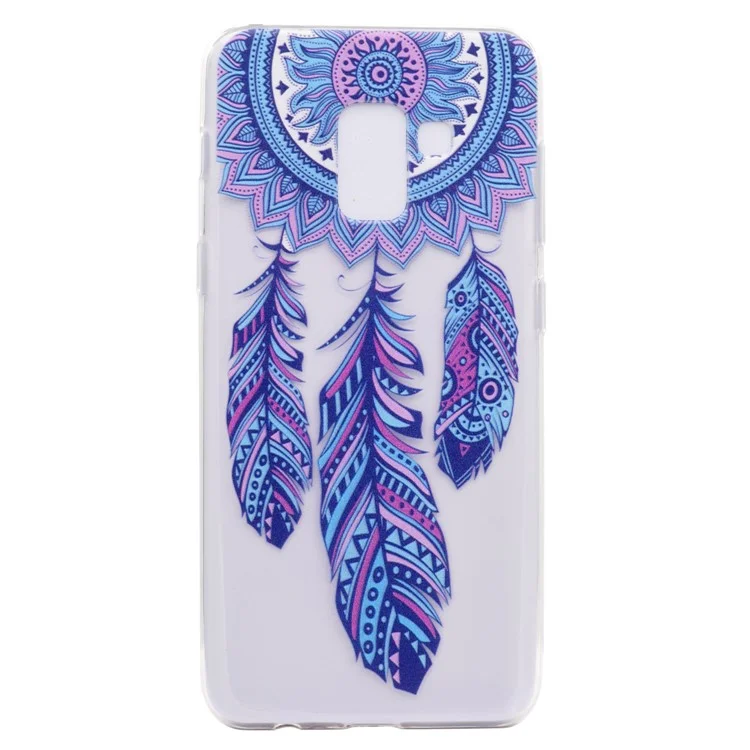 Ultra Thin Pattern Printing Soft TPU Case for Samsung Galaxy A8 (2018) - Dream Catcher