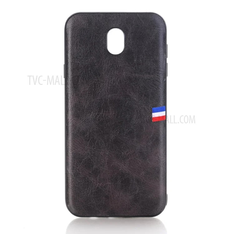 Vintage Crazy Horse PU Leather Coated TPU Case for Samsung Galaxy J5 (2017) EU Version/J5 Pro (2017) - Black