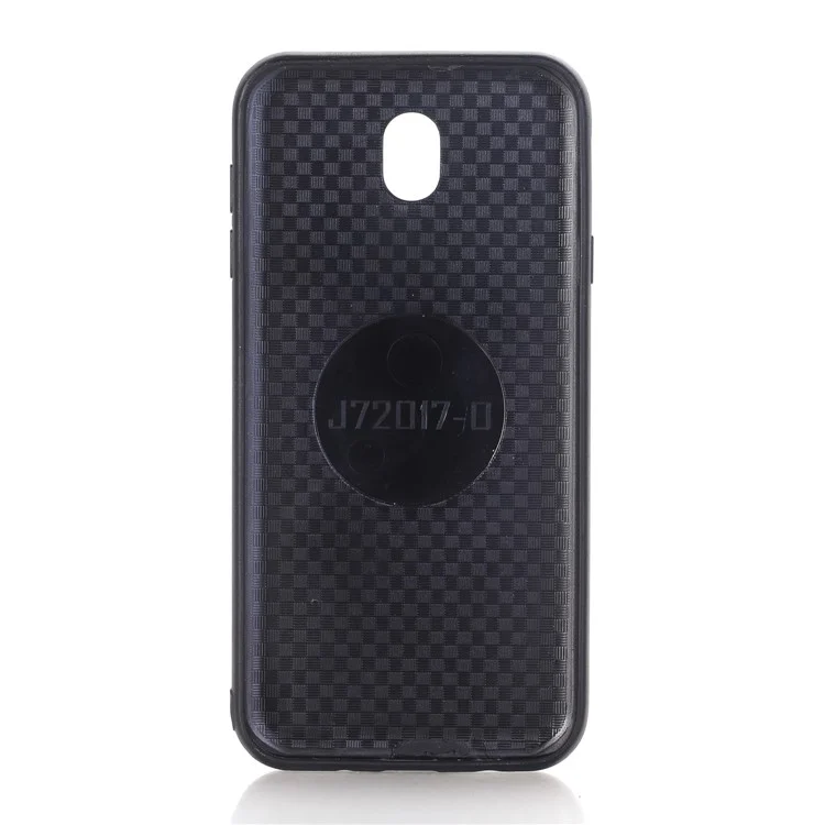 Vintage Crazy Horse PU Leather Coated TPU Case for Samsung Galaxy J5 (2017) EU Version/J5 Pro (2017) - Black