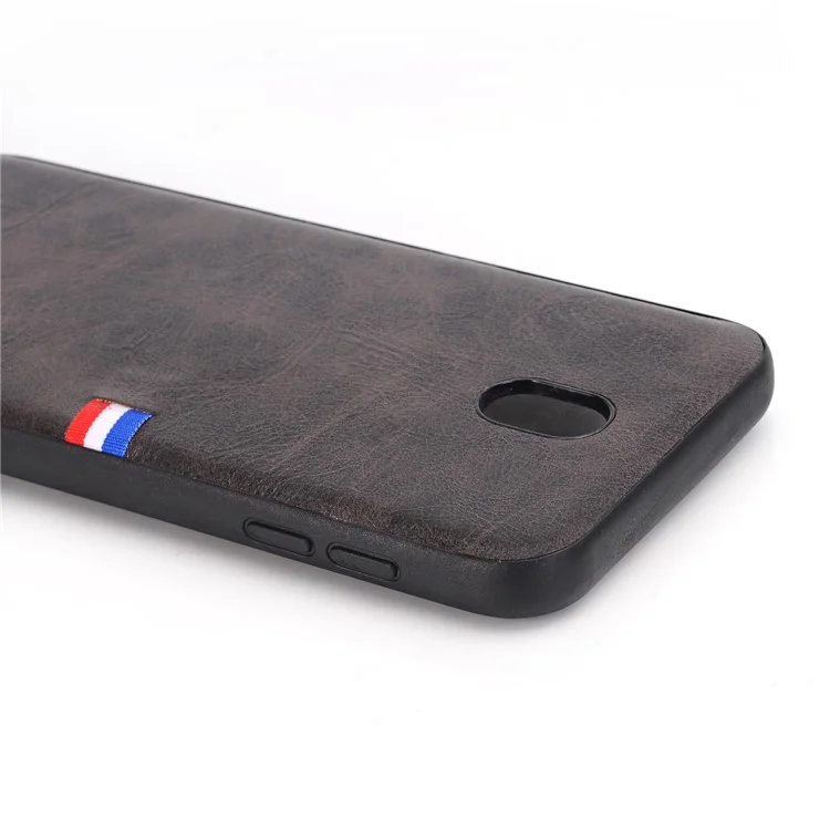 Vintage Crazy Horse PU Leather Coated TPU Case for Samsung Galaxy J5 (2017) EU Version/J5 Pro (2017) - Black