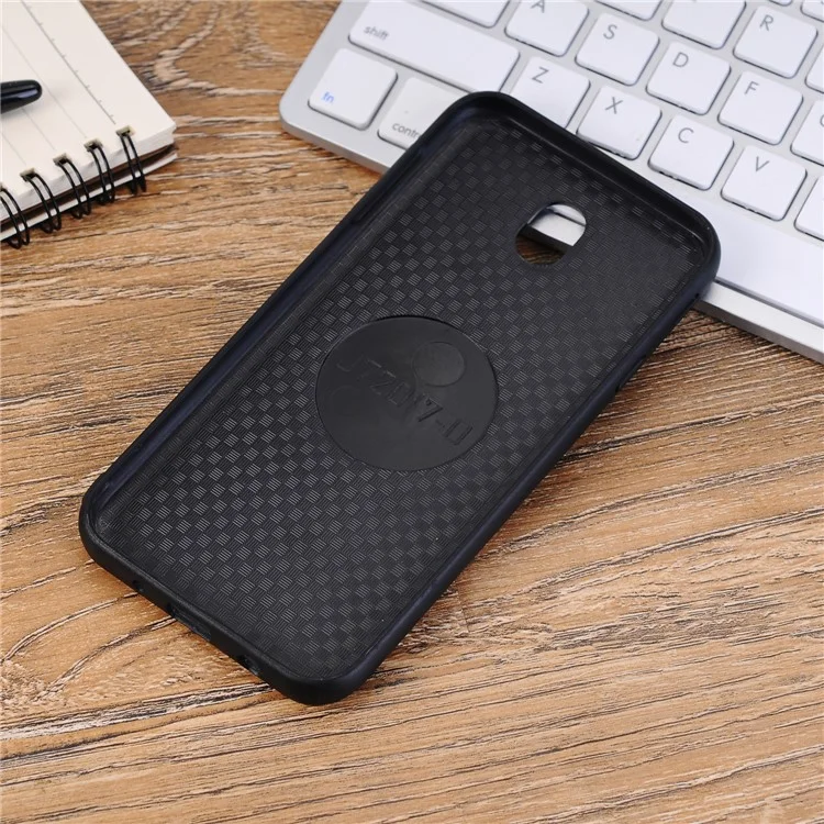 Vintage Crazy Horse PU Leather Coated TPU Case for Samsung Galaxy J5 (2017) EU Version/J5 Pro (2017) - Black