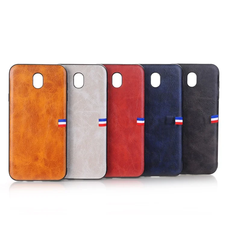 Vintage Crazy Horse PU Leather Coated TPU Case for Samsung Galaxy J5 (2017) EU Version/J5 Pro (2017) - Black