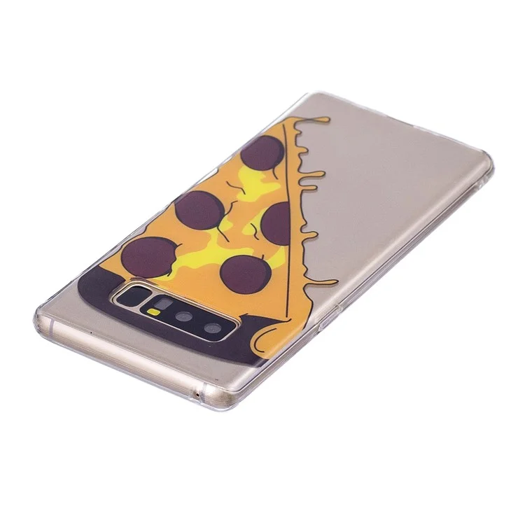 Pattern Printing IMD TPU Gel Cover for Samsung Galaxy Note 8 N950 - Pizza