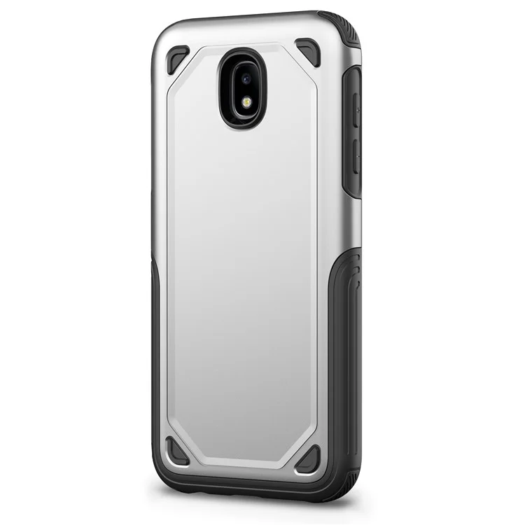 Hybrid PC + TPU Armor Rugged Case for Samsung Galaxy J5 (2017) EU Version / J5 Pro (2017) - Silver