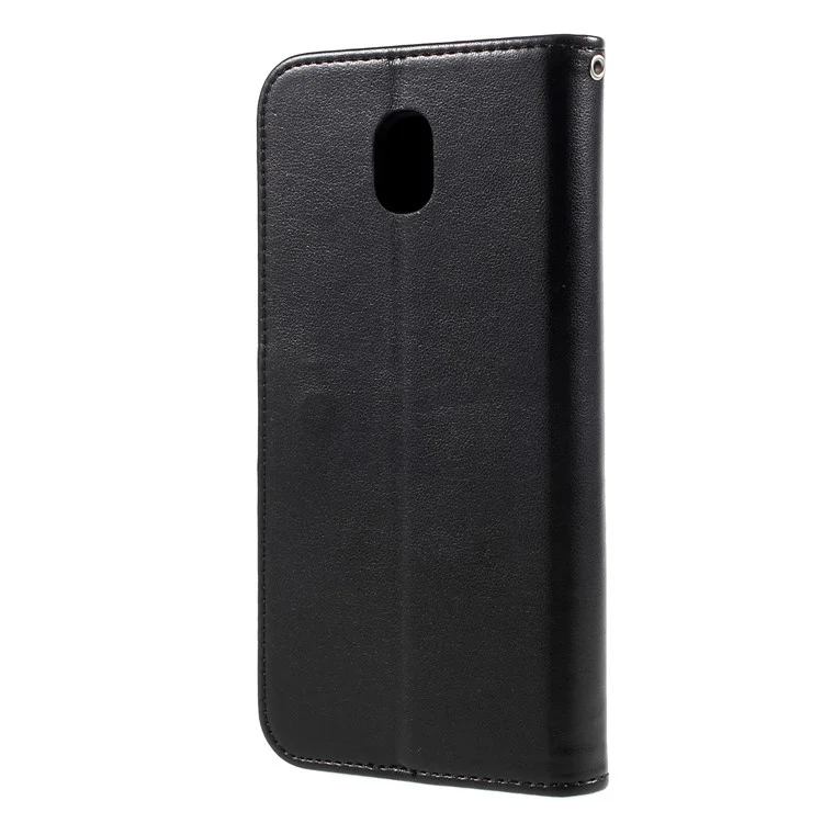 Imprint Owl Dream Catcher Pattern PU Leather Case for Samsung Galaxy J5 (2017) EU Version/J5 Pro (2017) - Black