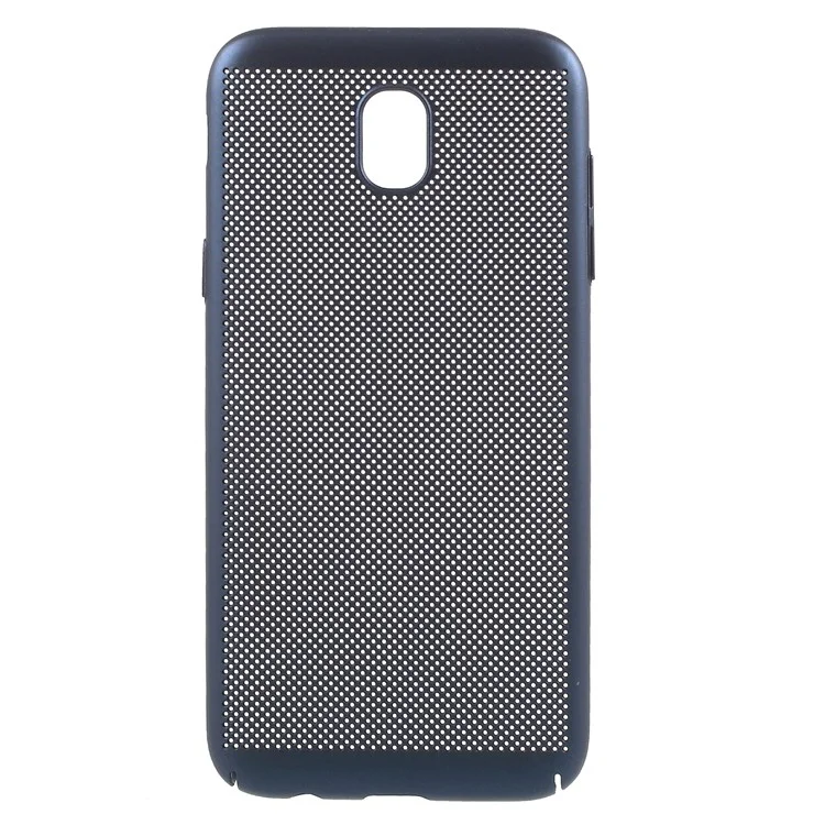 Hollow Mesh Hard Protective Case for Samsung Galaxy J7 Pro (2017) / J7 (2017) EU Version - Dark Blue