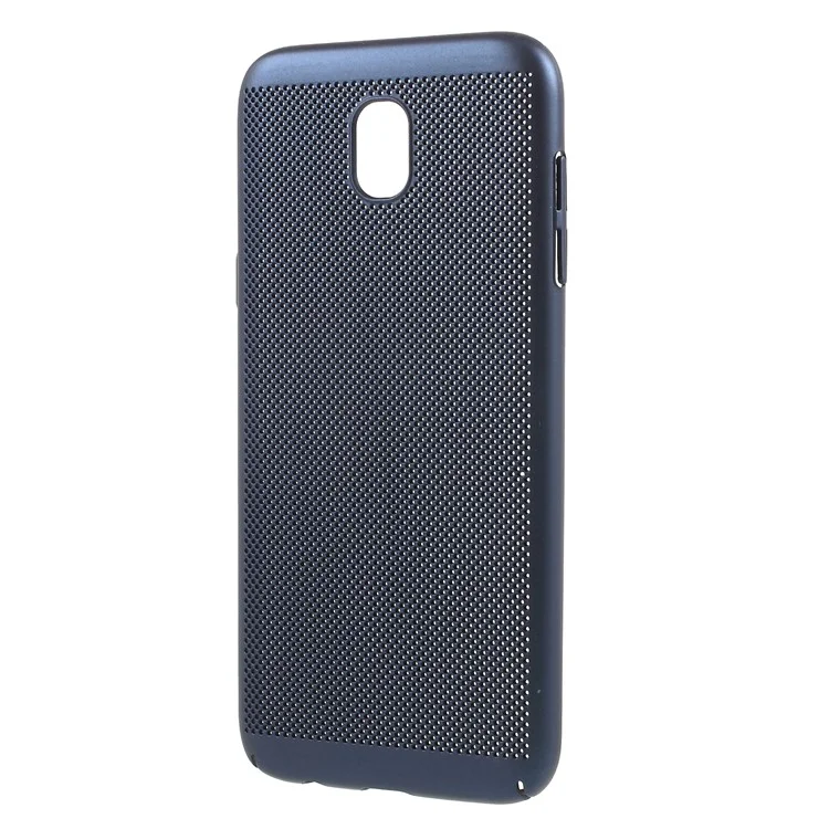 Hollow Mesh Hard Protective Case for Samsung Galaxy J7 Pro (2017) / J7 (2017) EU Version - Dark Blue