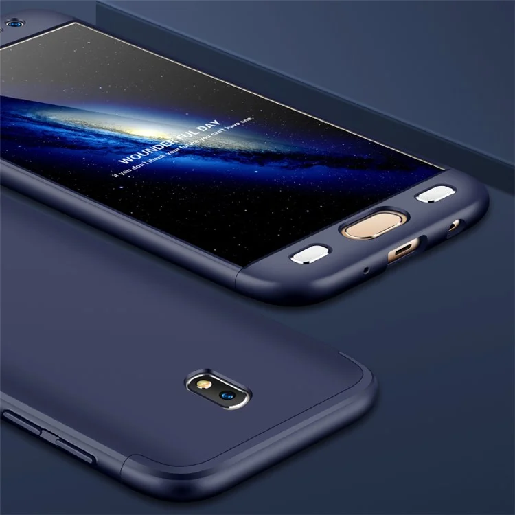 Detachable All-wrapped Hard Case Phone Shell for Samsung Galaxy J5 Pro (2017) / J5 (2017) EU Version - Blue