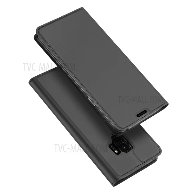 DUX DUCIS Skin Pro Series Leather Card Holder Case for Samsung Galaxy S9 G960 - Grey