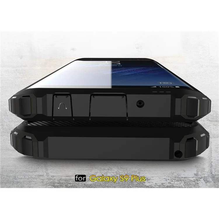 Armor Guard Plastic + TPU Hybrid Case for Samsung Galaxy S9+ G965 - White
