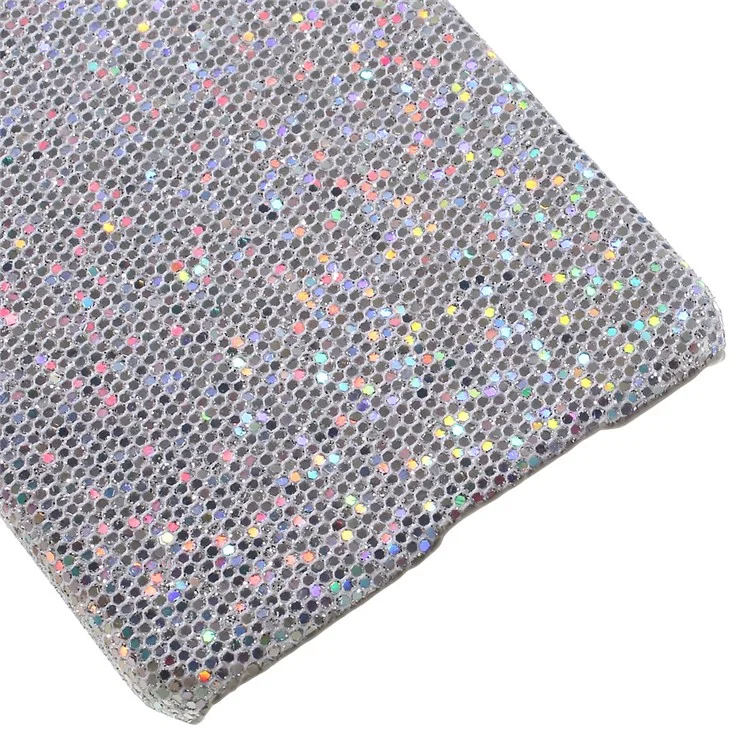 Glitter Sequins Leather Skin Hard Case for Samsung Galaxy A5 SM-A510F (2016) - Silver