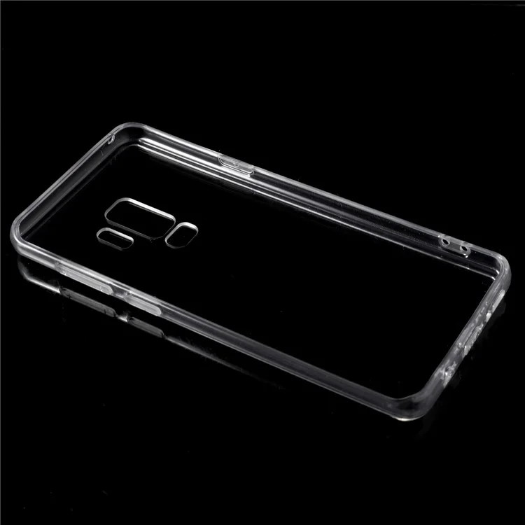 For Samsung Galaxy S9 Plus G965 Crystal Clear Acrylic+ TPU Hybrid Cover - Transparent