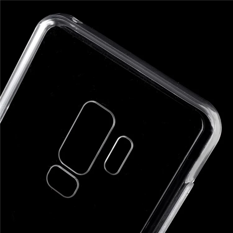 For Samsung Galaxy S9 Plus G965 Crystal Clear Acrylic+ TPU Hybrid Cover - Transparent