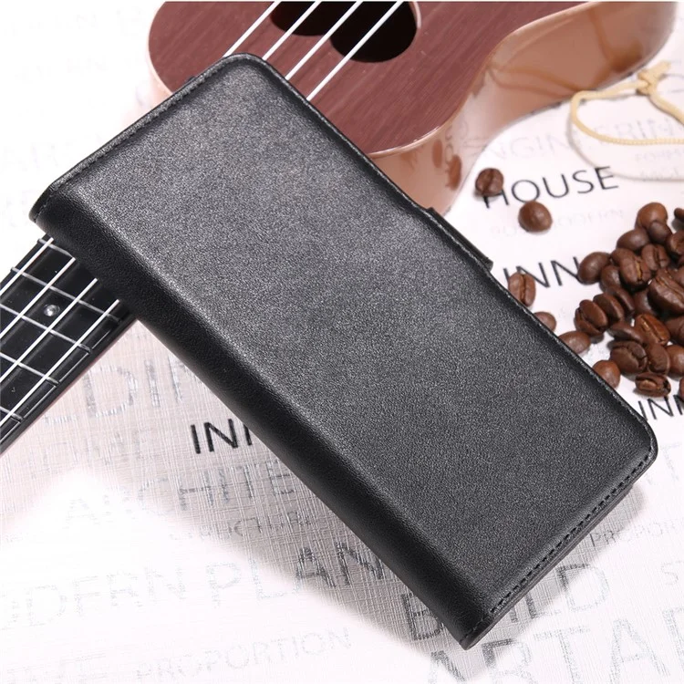 Portafoglio magnetico in pelle scissa con supporto per Samsung Galaxy S9+ G965 - Nero