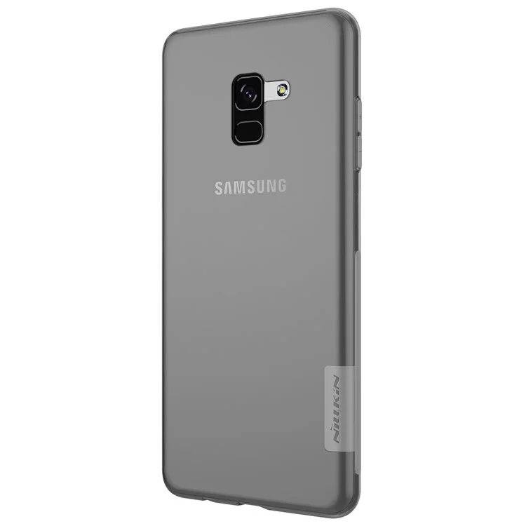 NILLKIN Nature Soft TPU Back Cover Case for Samsung Galaxy A8+ (2018) - Grey