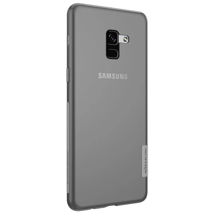 NILLKIN Nature Soft TPU Back Cover Case for Samsung Galaxy A8+ (2018) - Grey