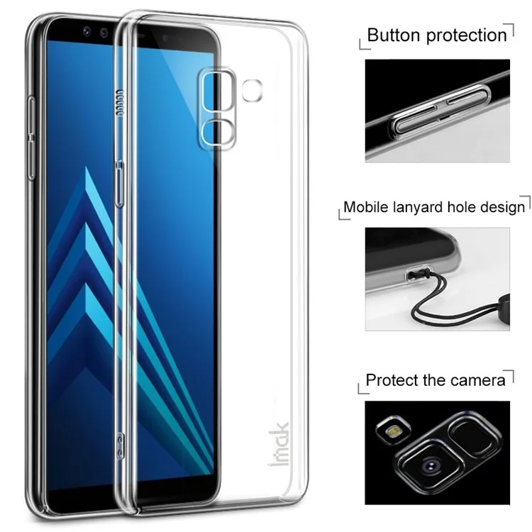 IMAK Crystal Case II Pro for Samsung Galaxy A8 (2018) Scratch-resistant Clear PC Case