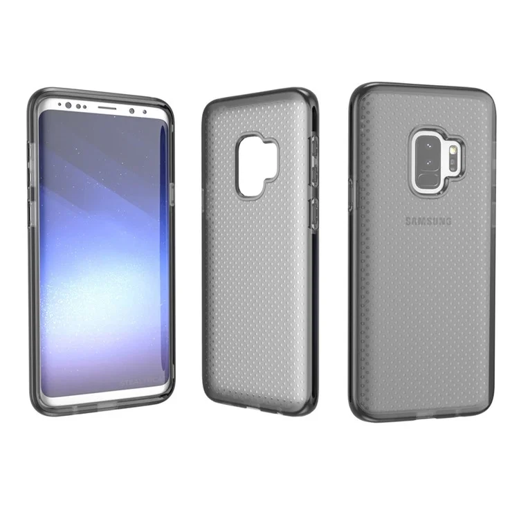 Seamless Dots Gel TPU Phone Case for Samsung Galaxy S9 - Black