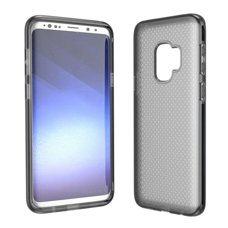 Seamless Dots Gel TPU Phone Case for Samsung Galaxy S9 - Black