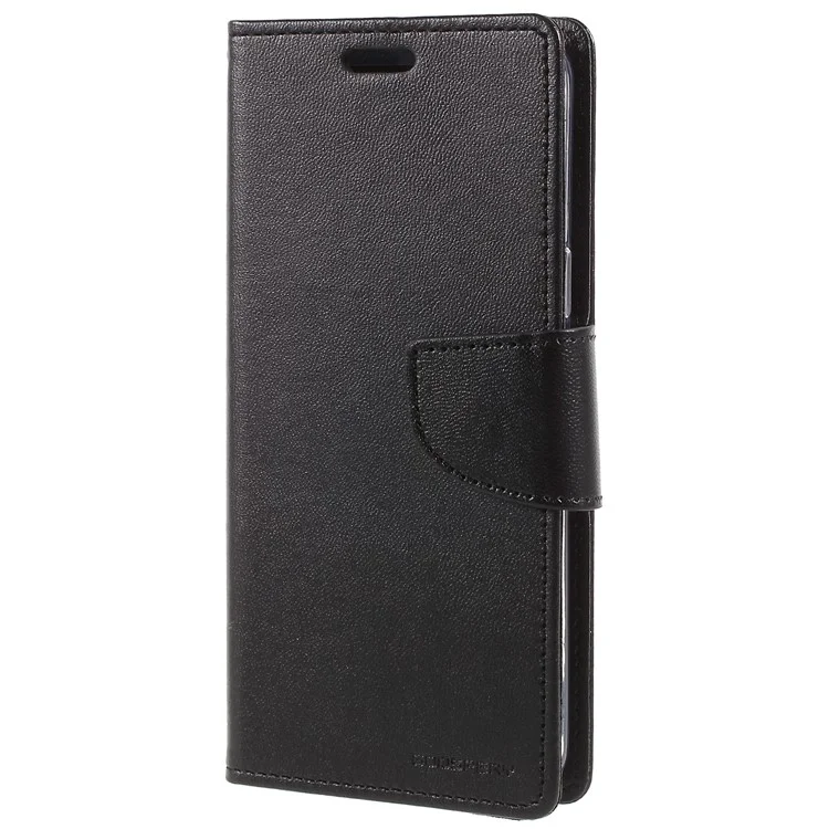 MERCURY GOOSPERY Bravo Diary Wallet Leather Mobile Casing for Samsung Galaxy S9 - Black