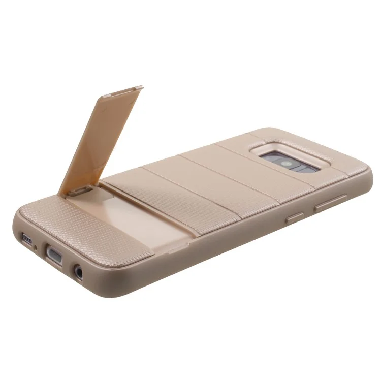 Cool Armor PC + TPU Hybrid Case with Invisible Kickstand for Samsung Galaxy S8 SM-G950 - Rose Gold